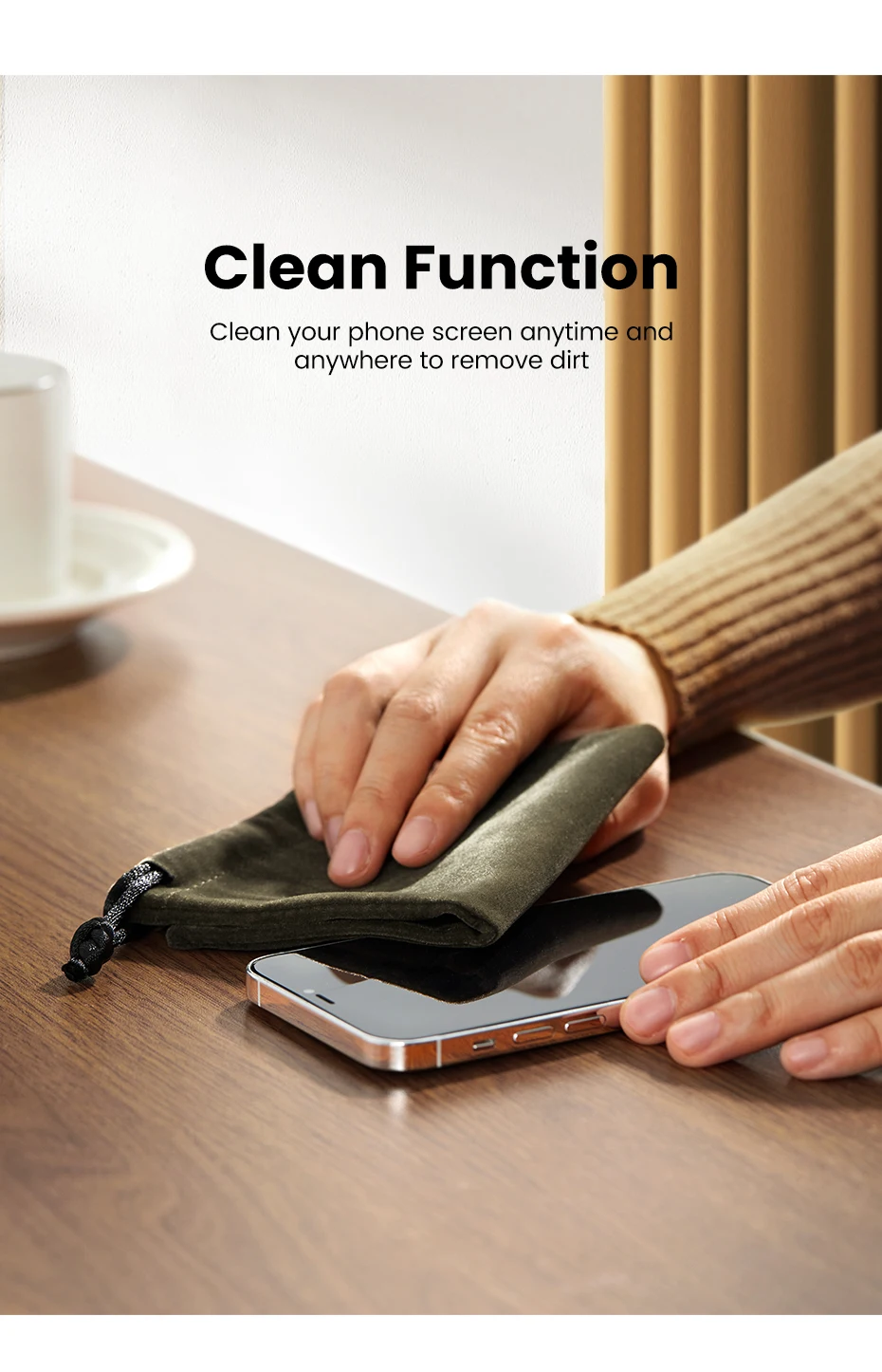 UGREEN Power Bank Case Phone Pouch for iPhone Samsung Xiaomi Huawei Waterproof Powerbank Storage Bag Mobile Phone Accessories