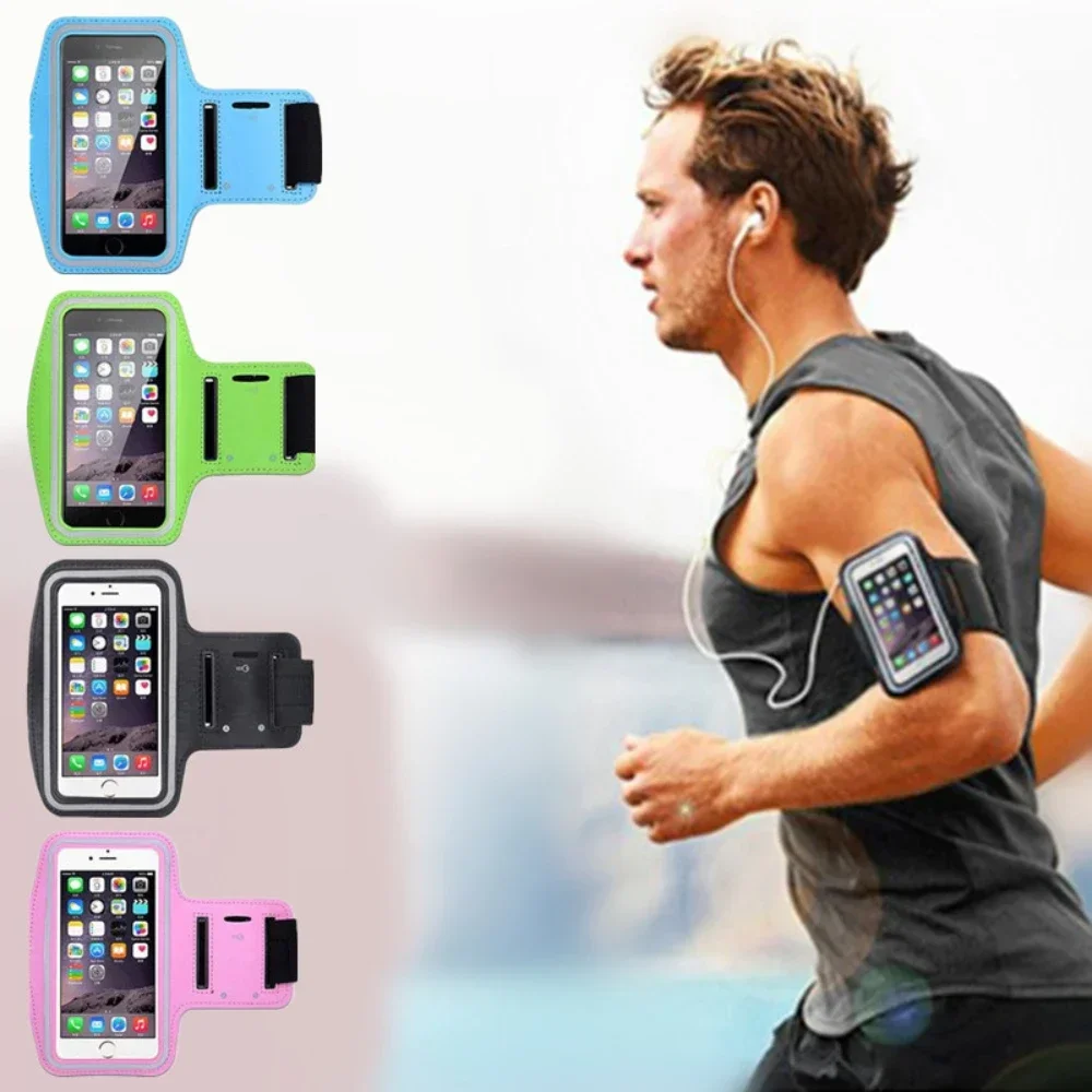 5 Inch Mobile Phone Armband Outdoor Sports Smartphone Holder Gym Running Phone Bag Arm Band Cases for Samsung for IPhone Holder