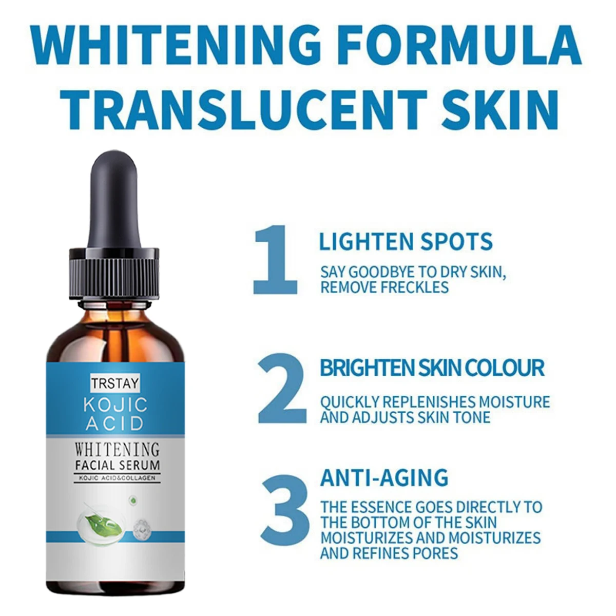 Alternative view of Skin Lightening Serum Strong Shades Dark Skin Anti Age .Extreme Whitening Cream for DARK Skin Face skin care products