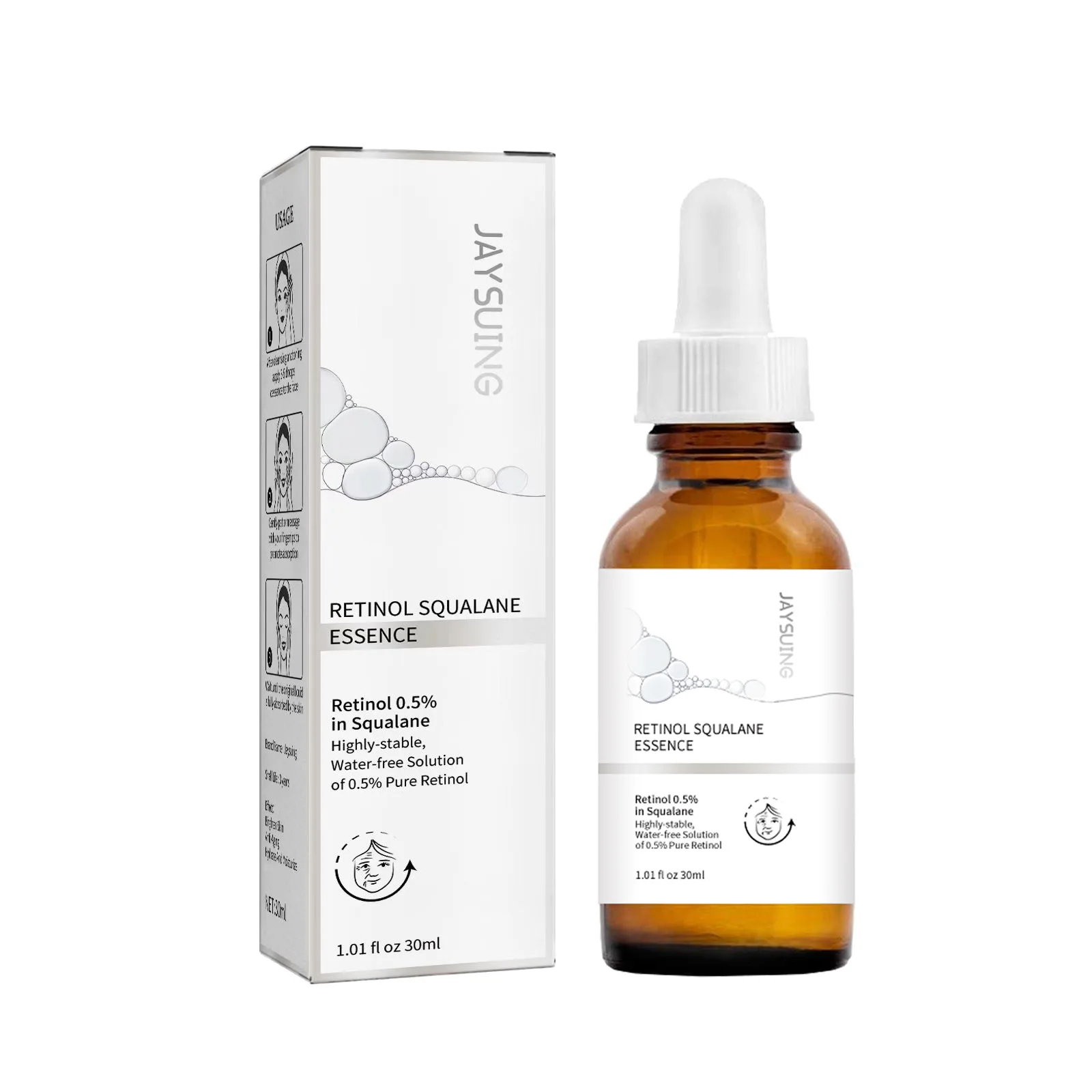 Alternative view of Retinol Wr-inkle Remover Face Serum Instant Firming Lifting Anti-Aging Liquid Fade Fine Line W-hitening Korean Skin Care Product