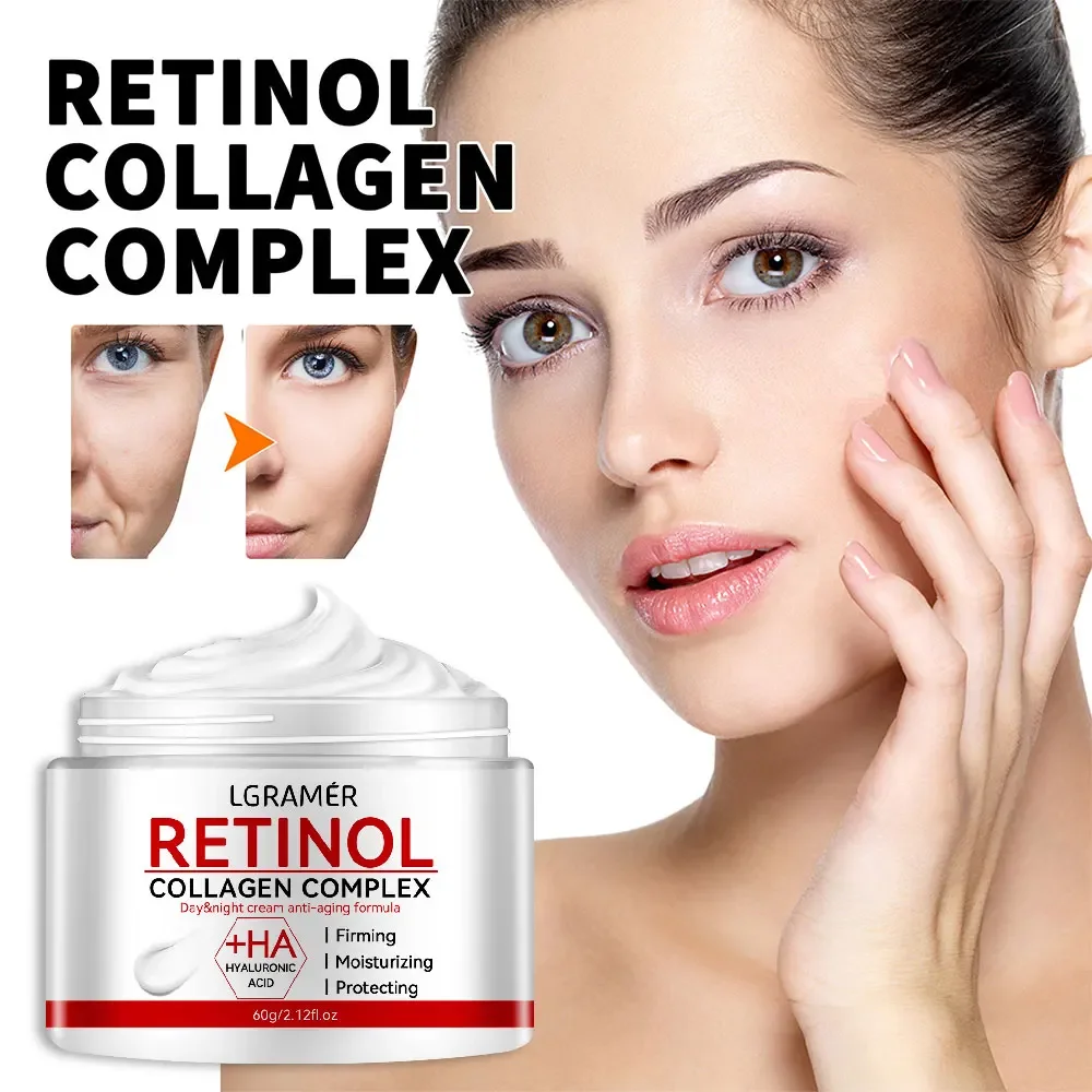 Alternative view of Retinol Lifting Firming Cream Collagen Wrinkle Remover Face Cream For Moisturizer Whitening Brighten Skin Products