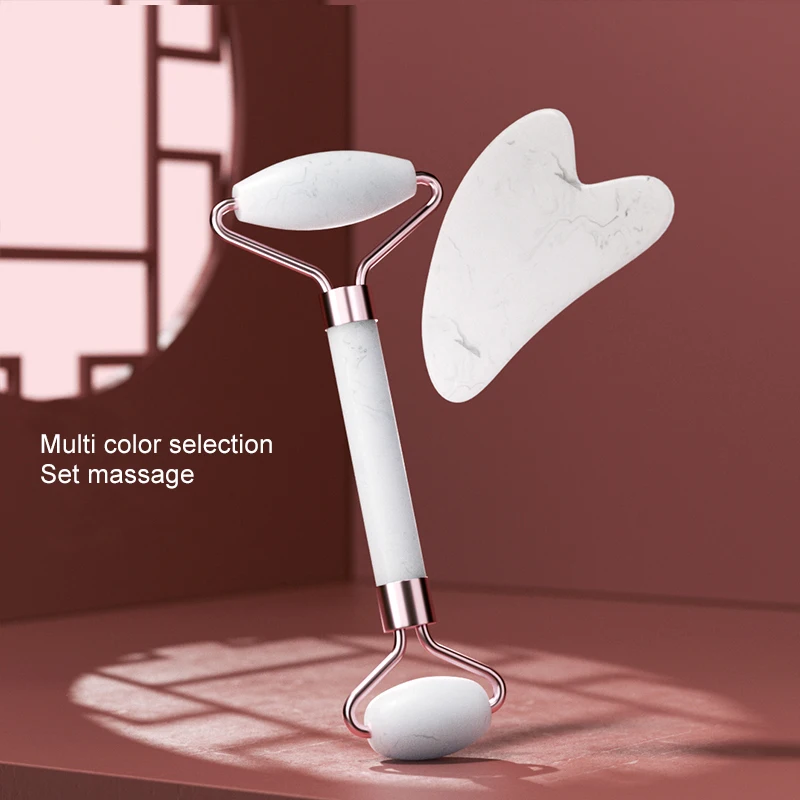 Alternative view of Roller for Face Neck Eye Resin Facial Massage Instrumenr Health Care Scraping Board Musclee Beauty Skincare Tools
