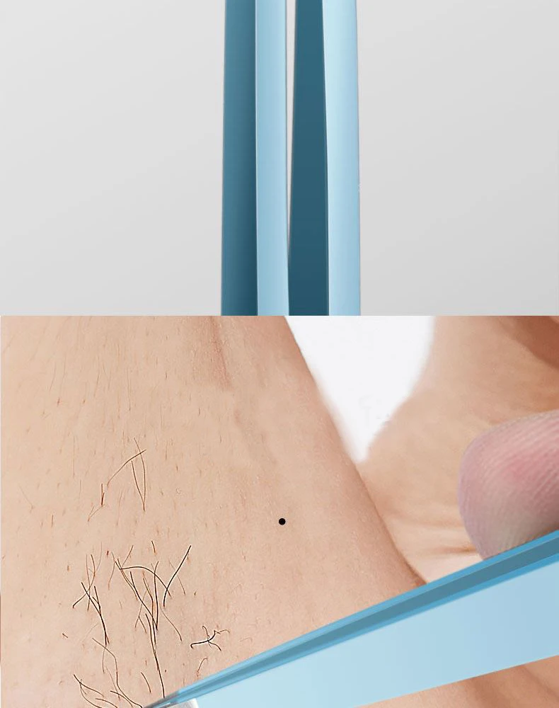 Ouriner Eyebrow Tweezer Colorful Hair Beauty Fine Hairs Puller Stainless Steel Slanted Eye Brow Clips Removal Makeup Tools
