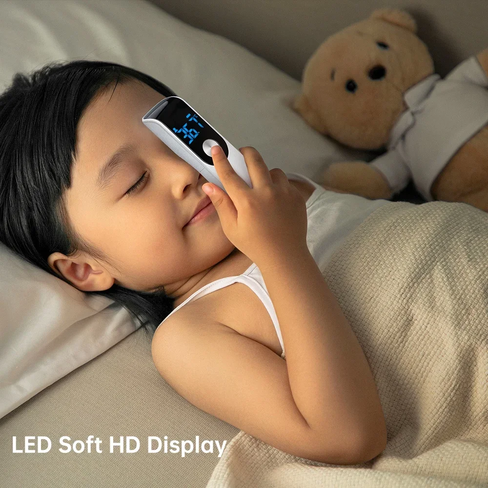Alternative view of Infrared Fever Thermometer Medical Household Digital LCD Infant Adult Non-contact Laser Body Temperature Ear Thermometer
