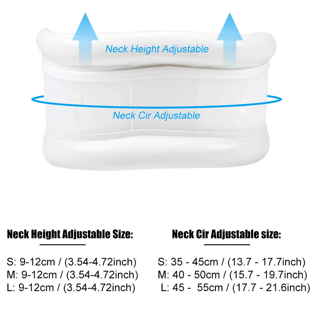 Alternative view of TIKE Cervical Neck Brace Collar with Chin Support for Stiff Relief Cervical Collar Correct Neck Support Pain Bone Care Health