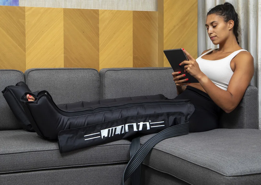 Pressotherapy Air Compression Foot Muscle Massager Leg Recovery Boots Lymphatic Drainage Machine  Relax Physiotherapy 8 Chamber