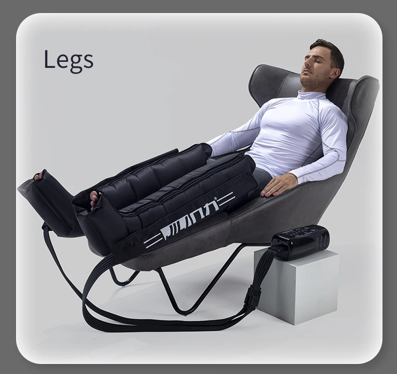 Pressotherapy Air Compression Foot Muscle Massager Leg Recovery Boots Lymphatic Drainage Machine  Relax Physiotherapy 8 Chamber