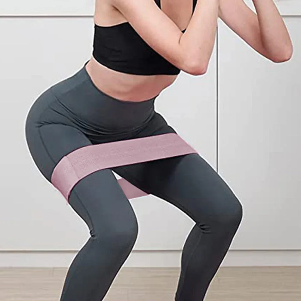 Alternative view of Resistance Bands for Legs and Butt Hip Glute Thigh Booty Bands Elastic Workout Bands Fitness Strips Loops Yoga Gym Equipment