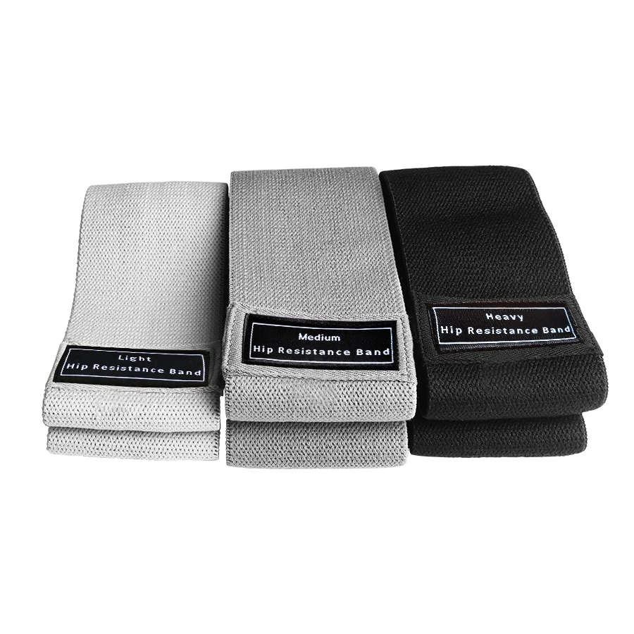 Fabric Resistance Hip Booty Bands Glute Thigh Elastic Workout Bands Squat Circle Stretch Fitness Strips Loops Yoga Gym Equipment