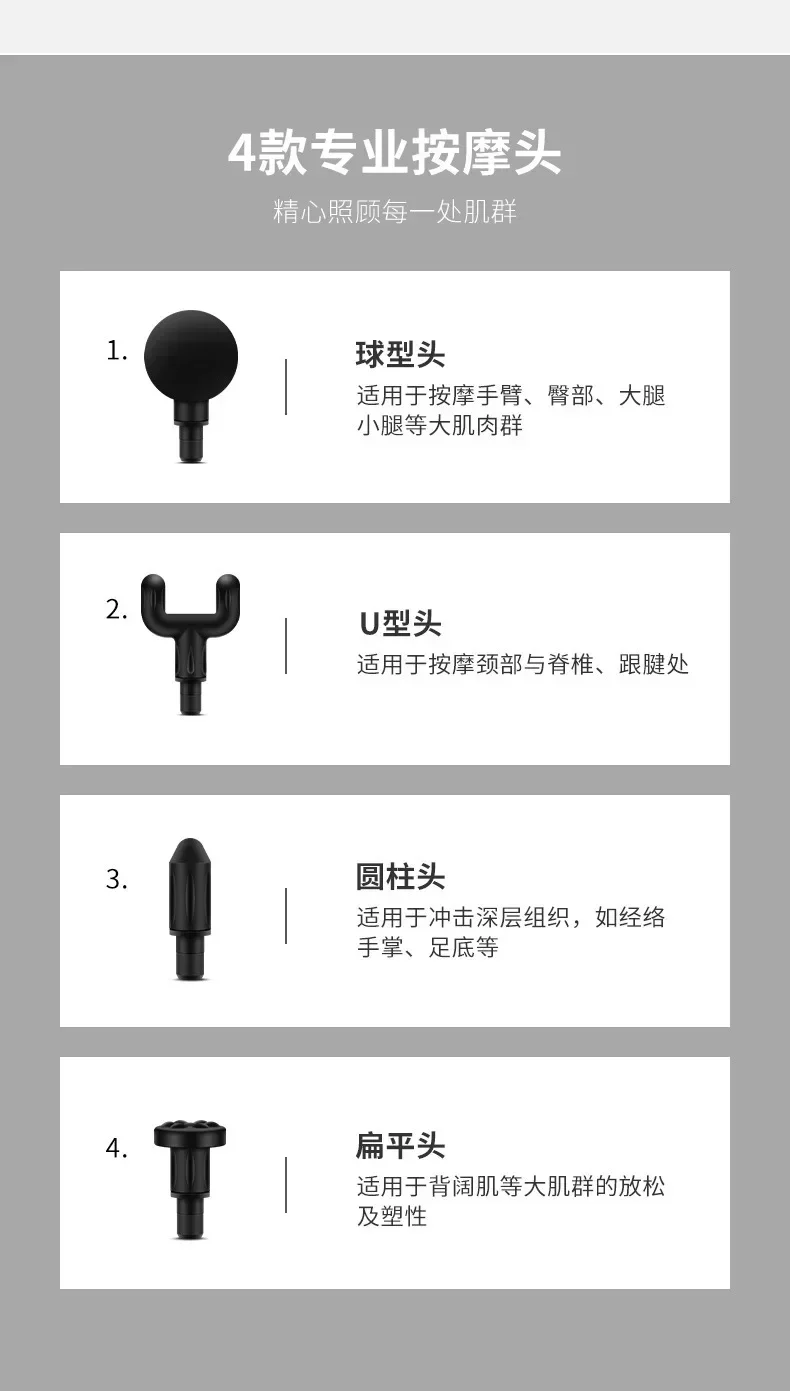 Mini USB Massage Gun, Fascia Machine, Muscle Relaxation, Vibration Rod, Fitness Equipment