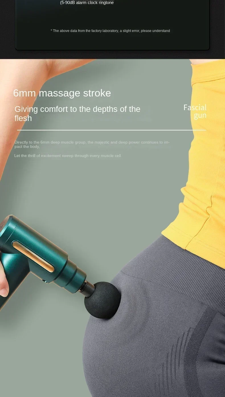 Mini USB Massage Gun, Fascia Machine, Muscle Relaxation, Vibration Rod, Fitness Equipment