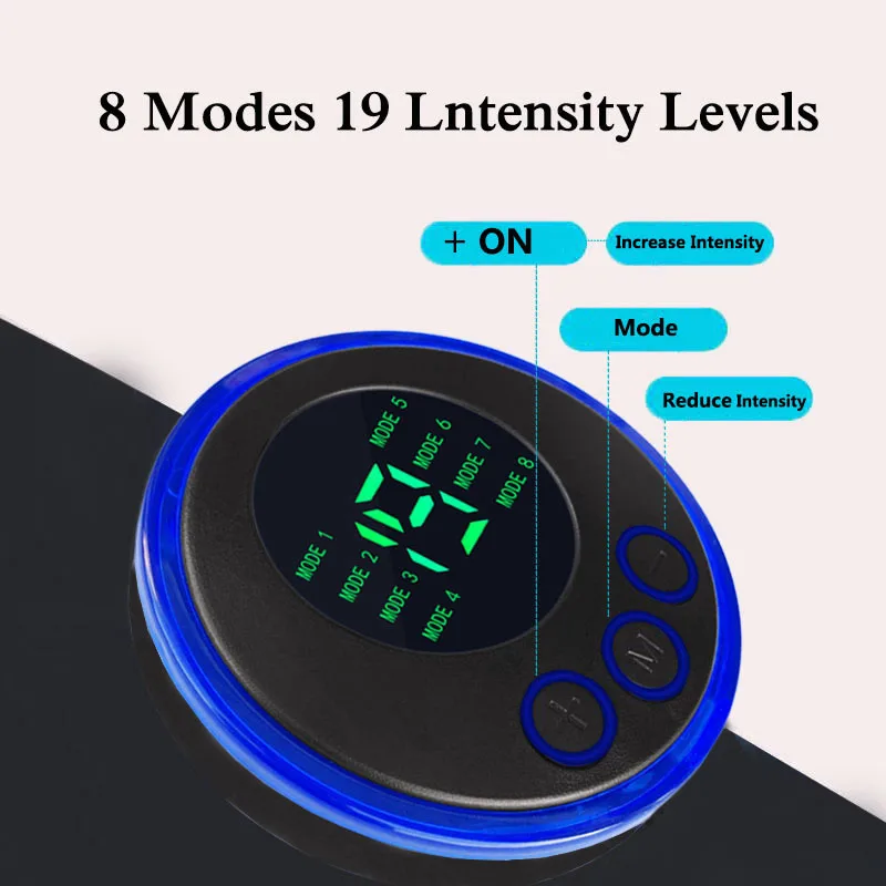 Electric Abs Abdominal Trainer Toning Belt EMS Muscle Stimulator Toner Smart Body Slimming Weight Loss Home Gym Fitness Equiment