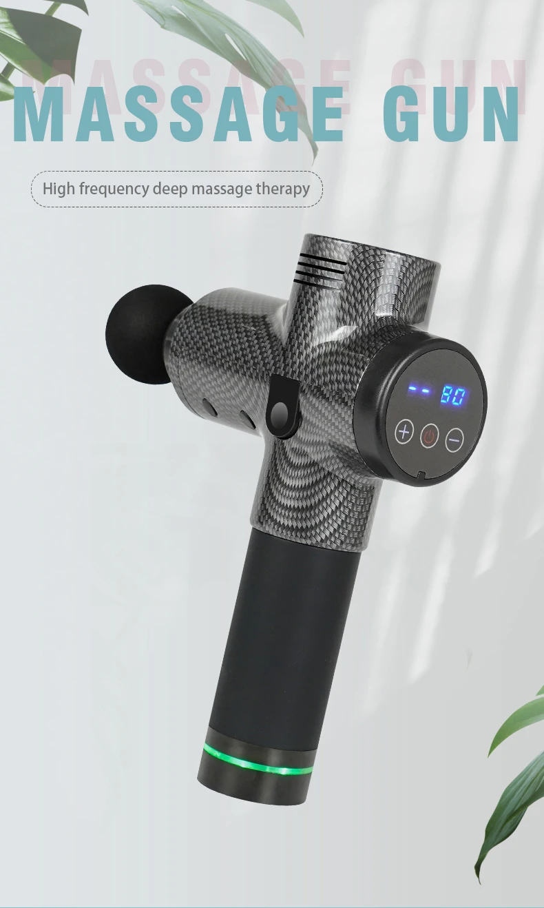 Homefish LCD Display Massage Gun Deep Muscle Massager Body Neck Massage Exercising Relaxation 12V 30Gears Professional Massage Homefish LCD Display Massage Gun Deep Muscle Massager Body Neck Massage Exercising Relaxation 12V 30Gears Professional Massage