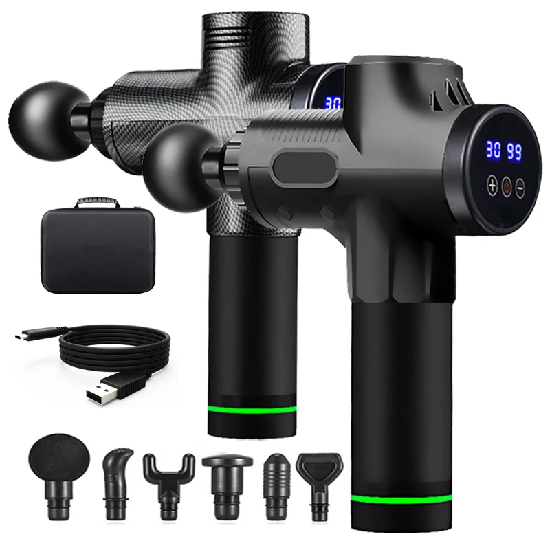 30 Level Massage Gun Fascia Deep Muscle Relax Body Neck Massager Electric Fitness Equipment Noise Reduction Male Female - Image 6