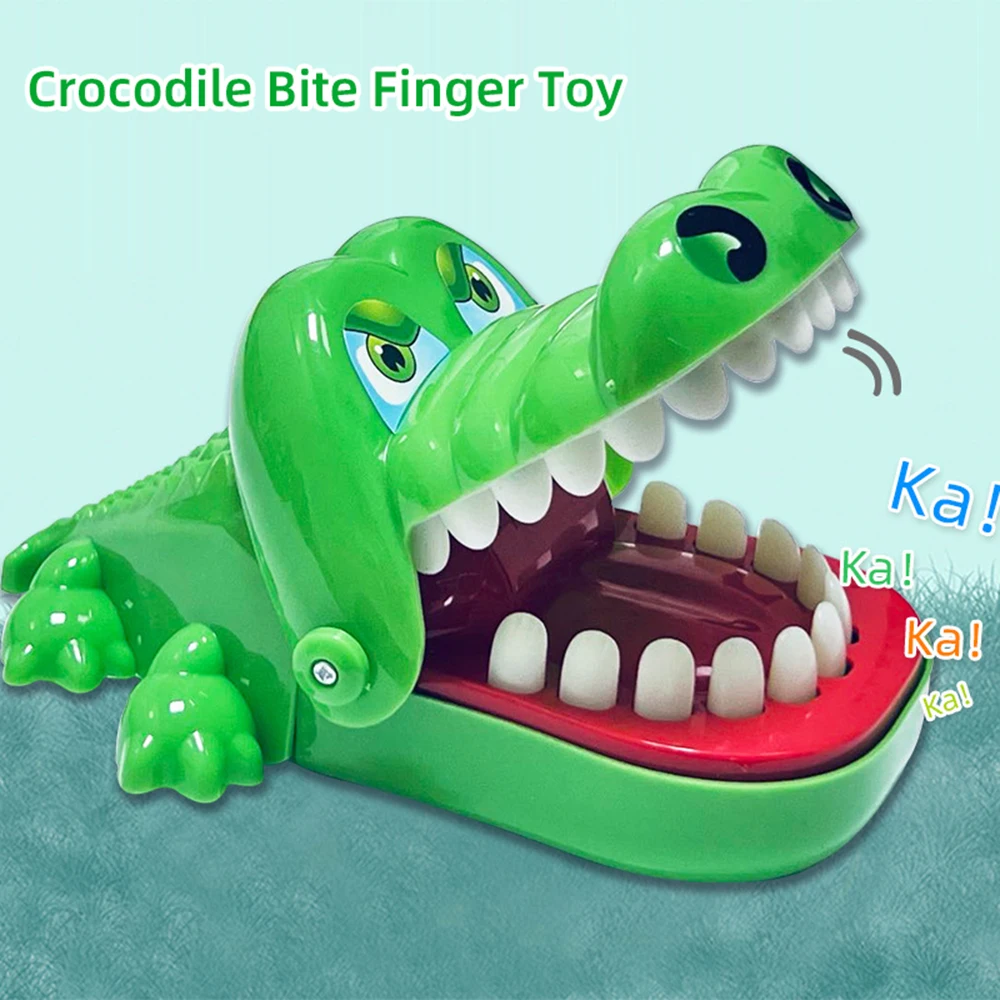 Crocodile Teeth Toys Children's Crocodile Bites Fingers Reaction Training Novelty Children's Lucky Game Trick Decompression Toy Crocodile Teeth Toys Children's Crocodile Bites Fingers Reaction Training Novelty Children's Lucky Game Trick Decompression Toy