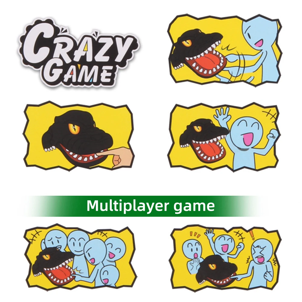 Crocodile Teeth Toys Children's Crocodile Bites Fingers Reaction Training Novelty Children's Lucky Game Trick Decompression Toy Crocodile Teeth Toys Children's Crocodile Bites Fingers Reaction Training Novelty Children's Lucky Game Trick Decompression Toy