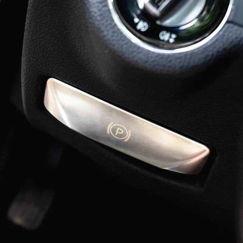Car Styling Foot Brake Release Switch Trim Sticker Stainless Steel For Mercedes Benz Glk X204 C E Class W204 W212 Car Styling Foot Brake Release Switch Trim Sticker Stainless Steel For Mercedes Benz Glk X204 C E Class W204 W212