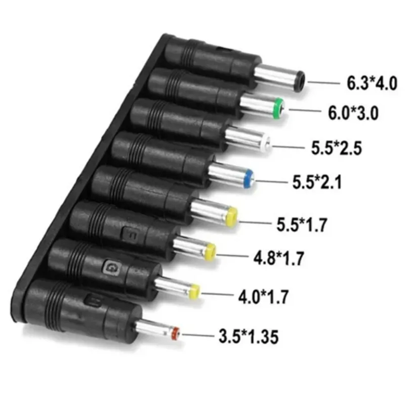 Alternative view of Type C To DC Boost Cable with 8 Adapters Power Cable 5V To 12V Fast Charging USB C To DC Jack Connector for Wifi Router Laptops