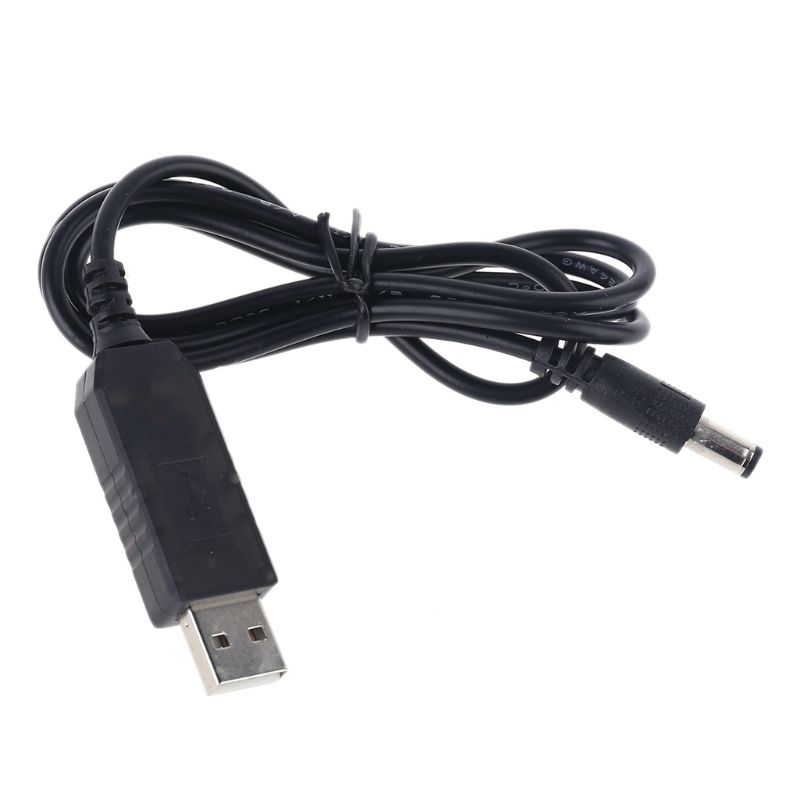 USB 5V To DC 12V 5.5x2.1mm Step Up Cable Power Boost Line With LED Display For Router LED Strip And More 12V Devices