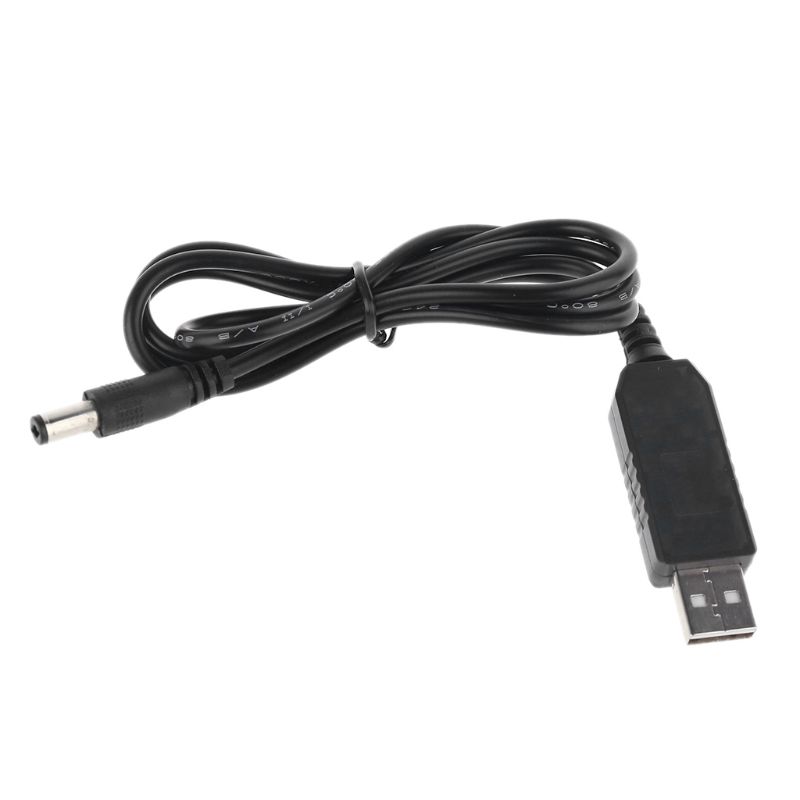 USB 5V To DC 12V 5.5x2.1mm Step Up Cable Power Boost Line With LED Display For Router LED Strip And More 12V Devices
