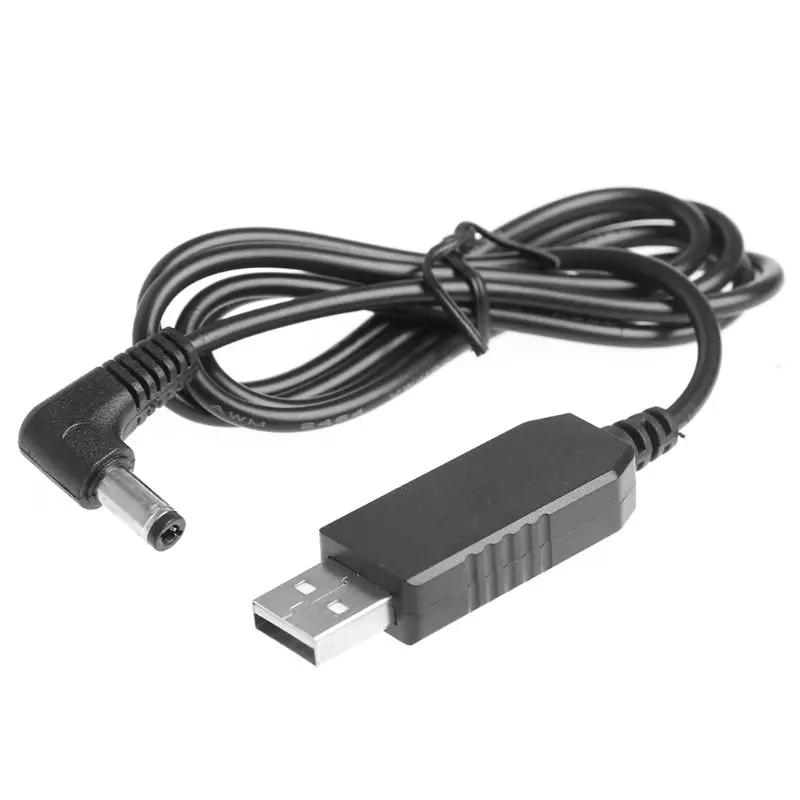 Alternative view of New USB DC 5V To 12V 2.1x5.5mm Right Angle Male Step Up Adapter Cable For Router Hot Sale