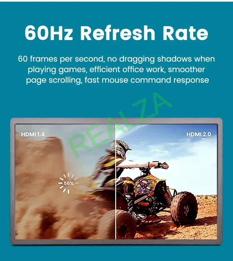 14 Inch 1920 x 1200 Three Screen Display Portable Monitor USB-C 3.1 IPS Foldable Dual External Monitor For 13.3 - 17 Inch Laptop