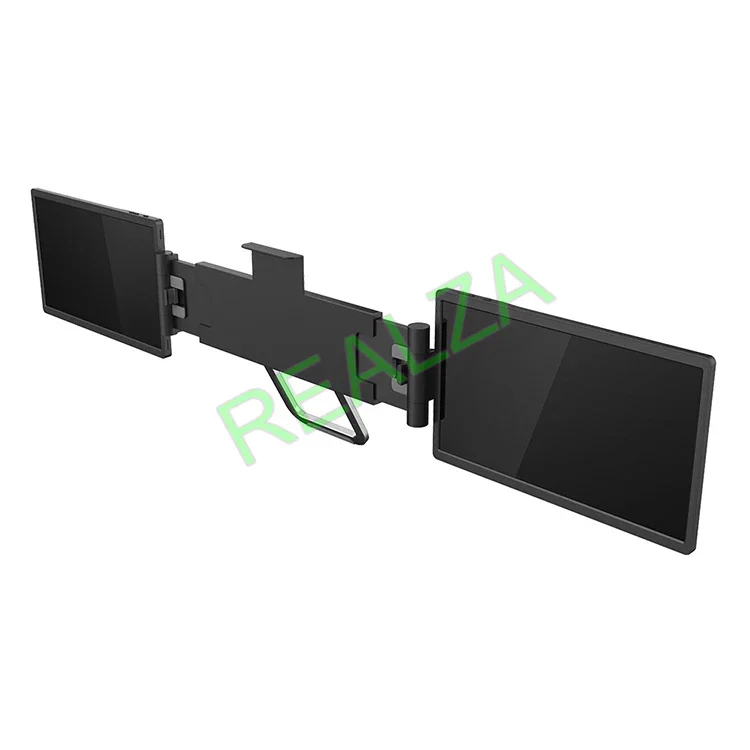 14 Inch 1920 x 1200 Three Screen Display Portable Monitor USB-C 3.1 IPS Foldable Dual External Monitor For 13.3 - 17 Inch Laptop
