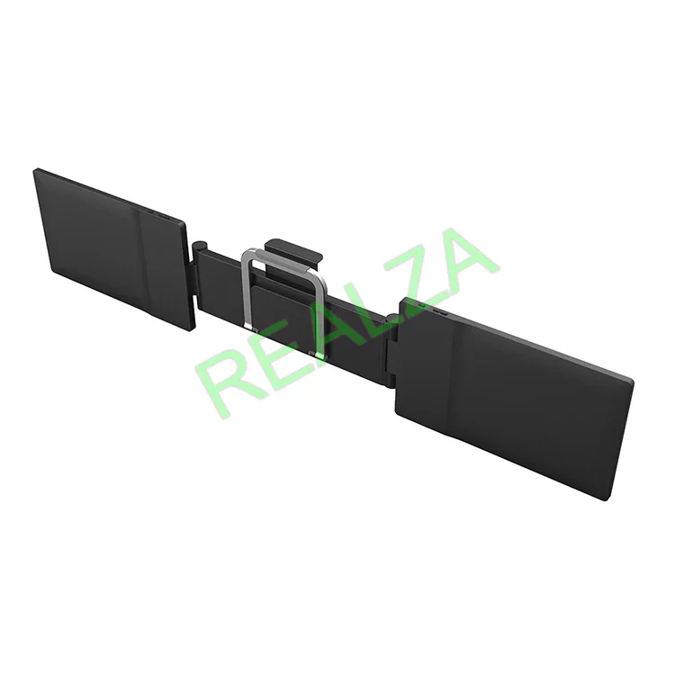 14 Inch 1920 x 1200 Three Screen Display Portable Monitor USB-C 3.1 IPS Foldable Dual External Monitor For 13.3 - 17 Inch Laptop